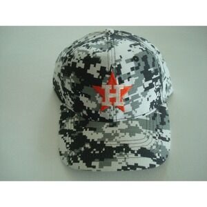 ASTROS CAMO  00S 90S‎ STRAPBACK BEACH GOLF  HAT CAP VINTAGE S4